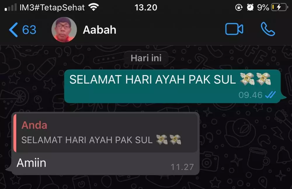 selamat hari ayah © Twitter