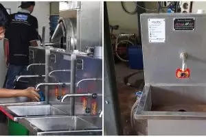 Dong So, inovasi wastafel otomatis pertama Indonesia karya anak Bantul