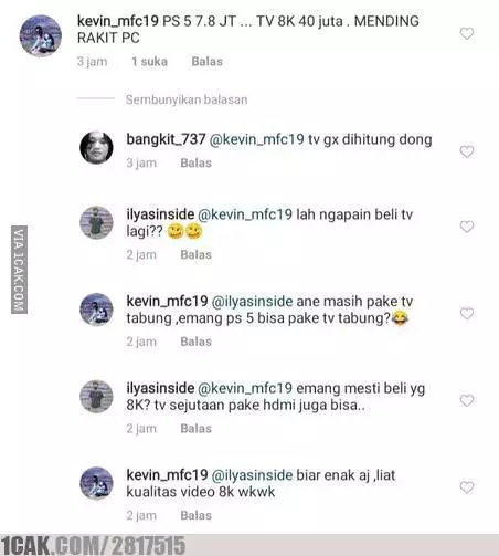 meme mending rakit pc berbagai sumber