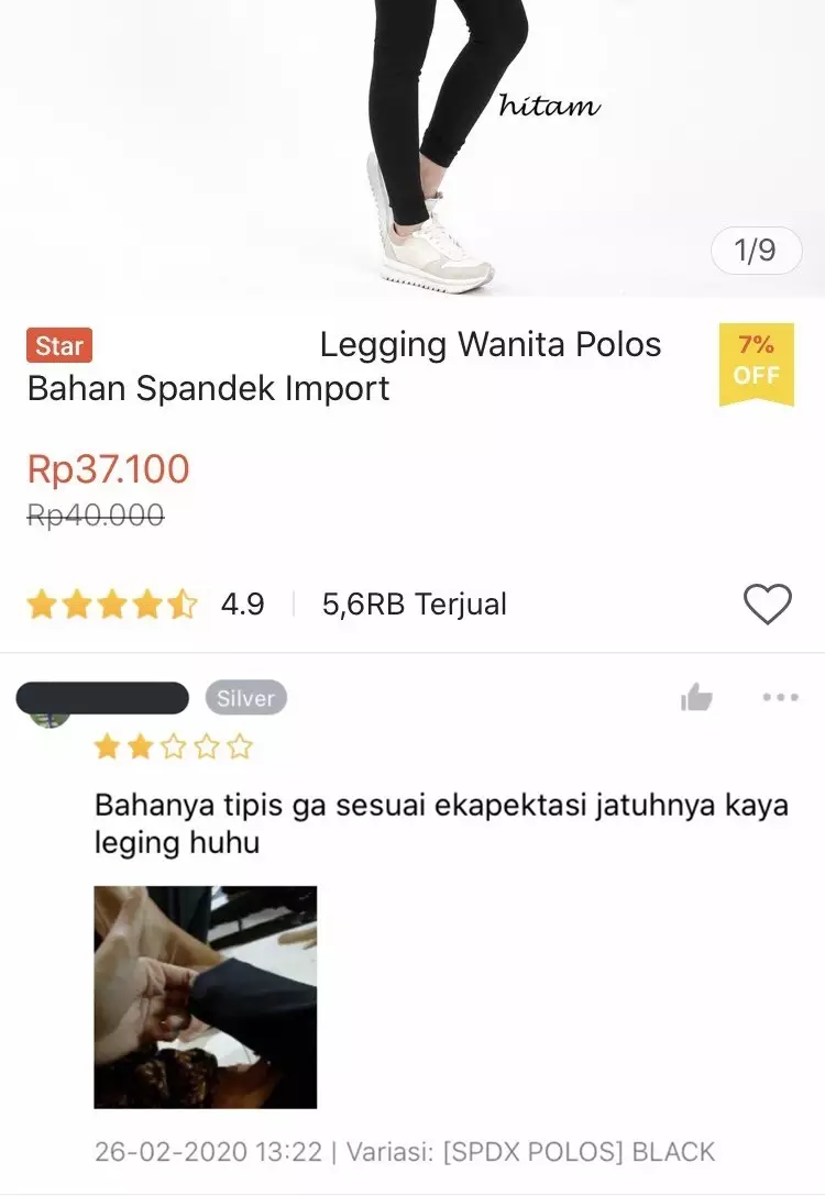 Review bahan produk olshop © Twitter