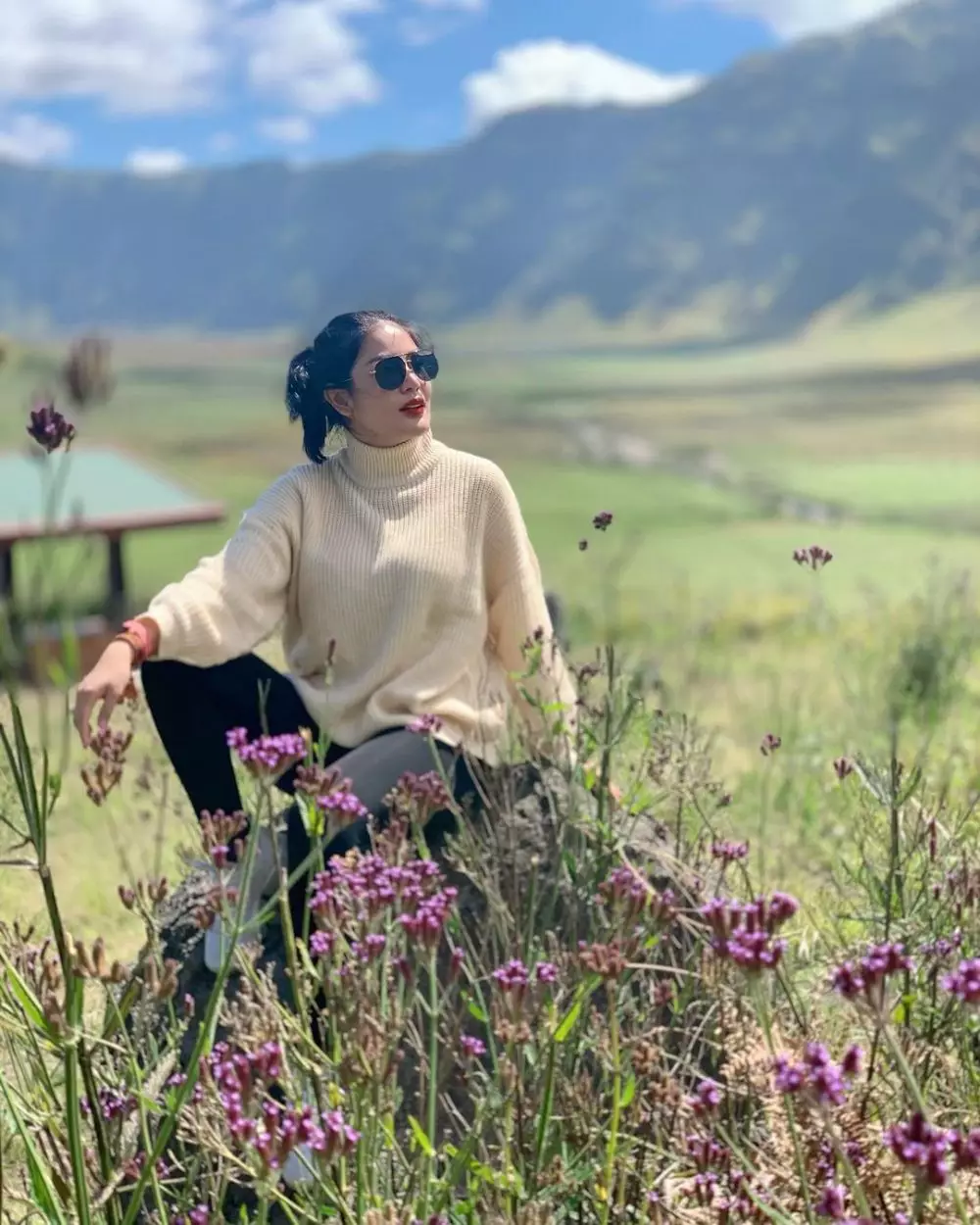 Nindy Ayunda liburan ke Malang Instagram