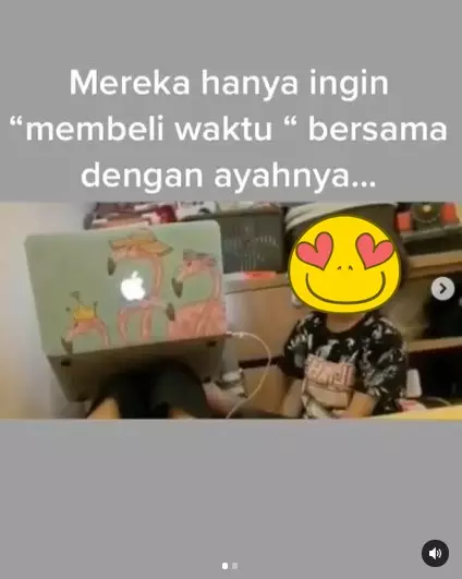 Momen Irfan Hakim dapat uang dari anak © Instagram