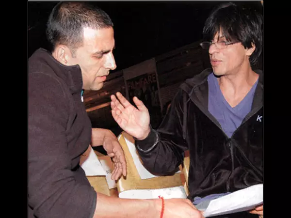 Potret kompak Shah Rukh Khan dan Akshay Kumar Berbagai sumber