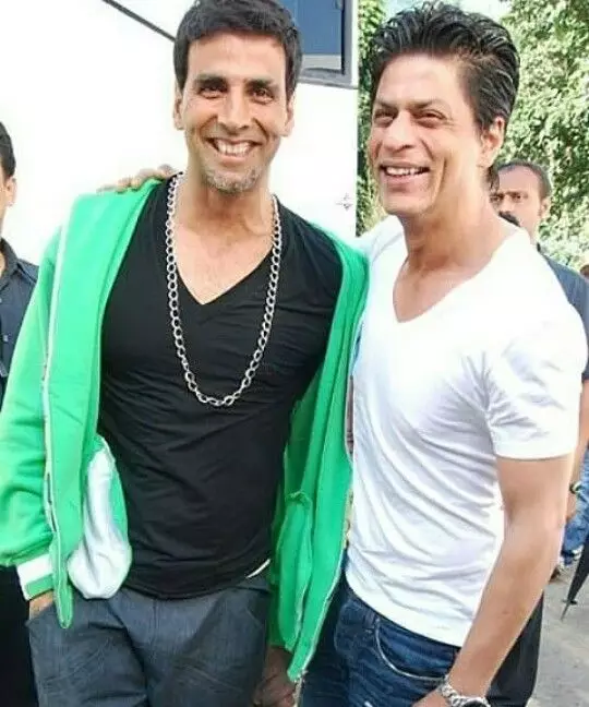 Potret kompak Shah Rukh Khan dan Akshay Kumar Berbagai sumber
