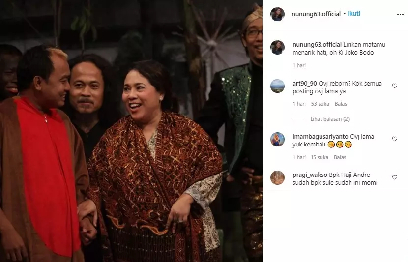 Potret Sule hingga Andre Taulany di OVJ © Instagram Potret Sule hingga Andre Taulany di OVJ © Instagram