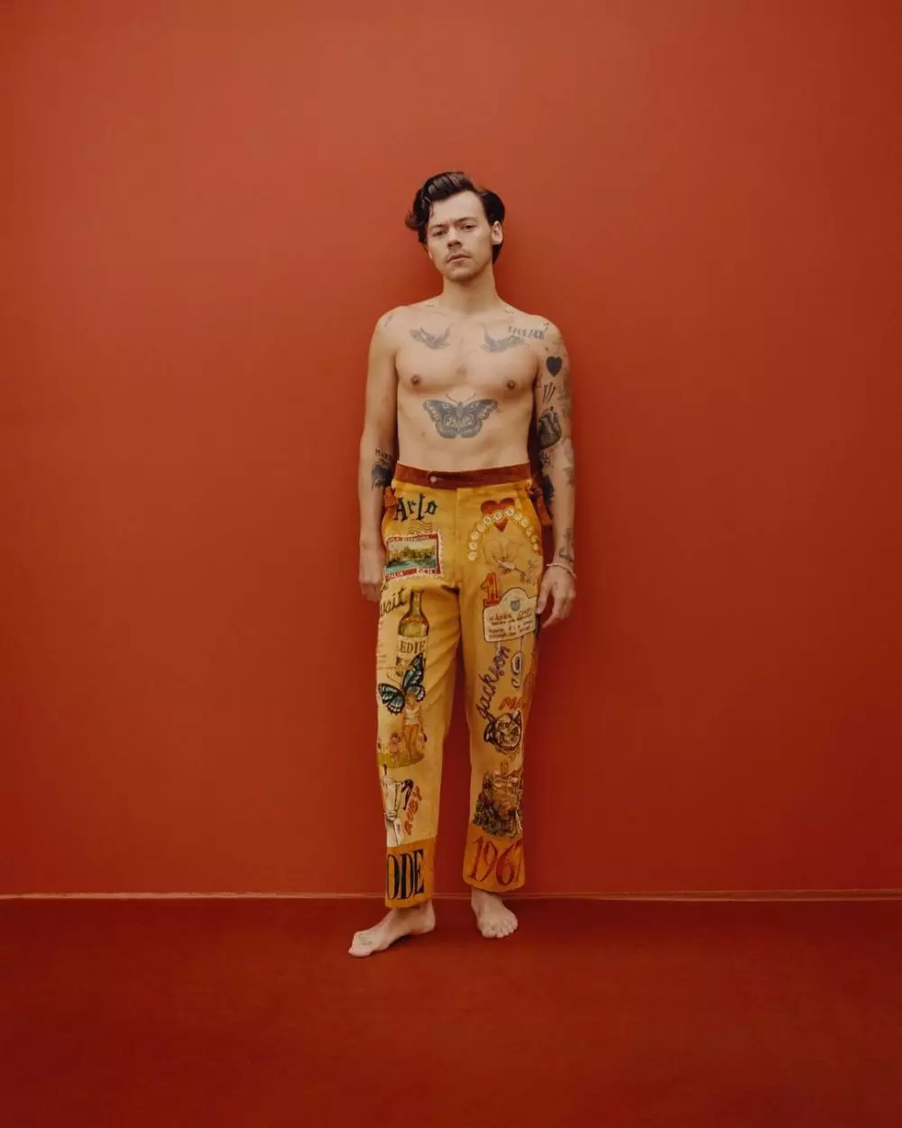 Potret Harry Styles kenakan gaun di majalah Vogue Instagram