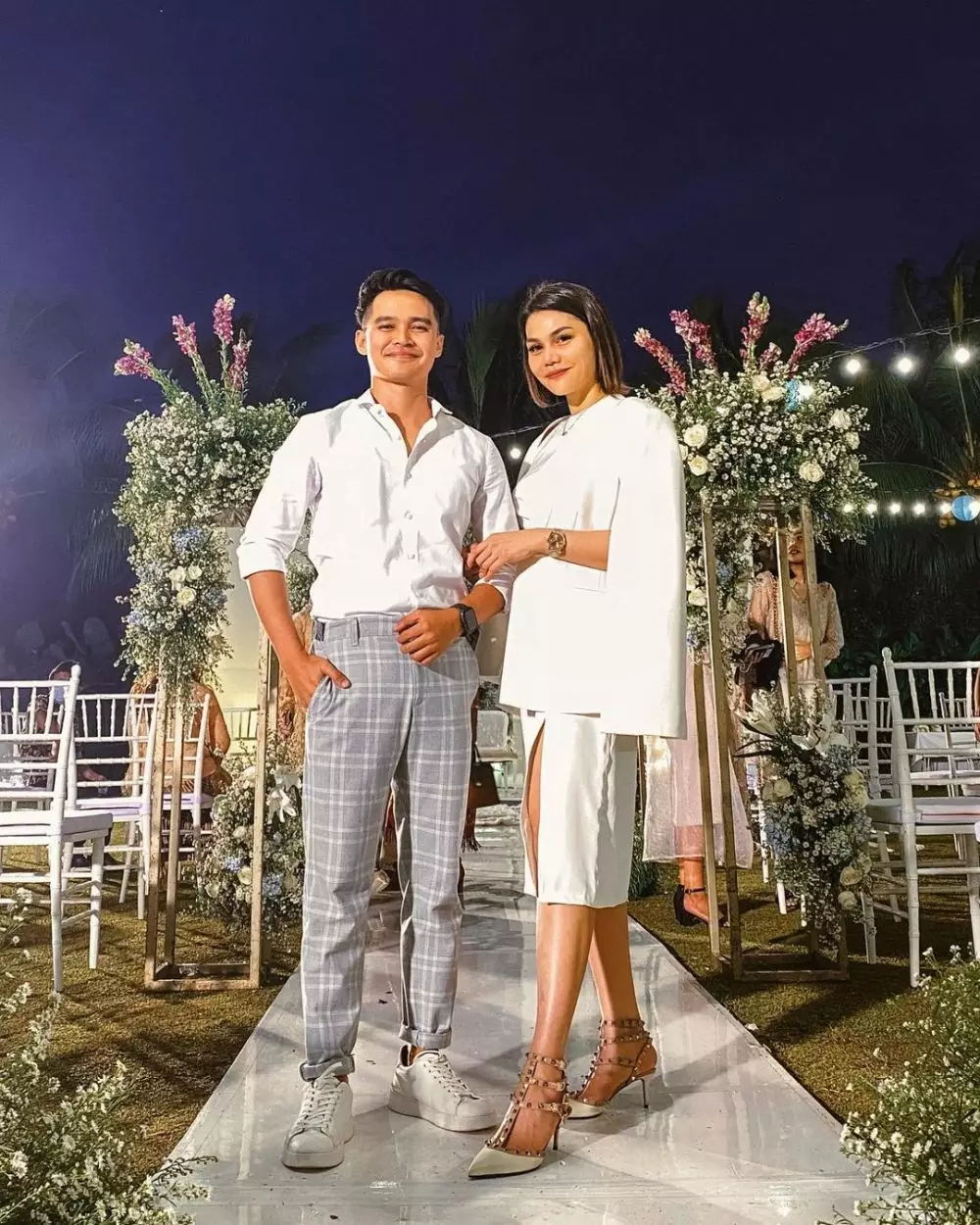 Gaya seleb di nikahan Sule © Instagram