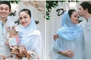 8 Momen syukuran 4 bulan kehamilan anak pertama Tengku Dewi Putri