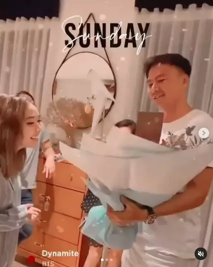 Momen kejutan ultah Gisella Anastasia © Instagram