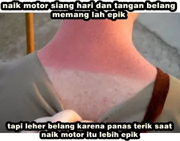 meme pengendara motor pada siang hari Berbagai sumber