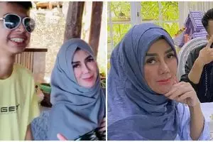 8 Potret kebersamaan Amy Qanita & Dimas 'kembaran' Raffi Ahmad, akrab