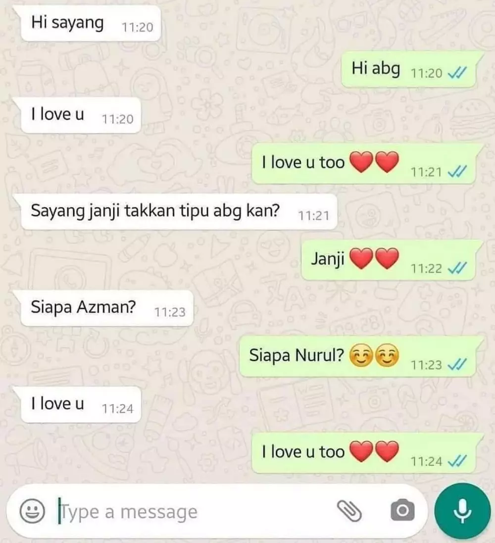 chat orang terbakar api cemburu berbagai sumber