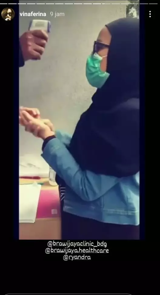Vina Ferina cek kehamilan © Instagram Vina Ferina cek kehamilan © Instagram