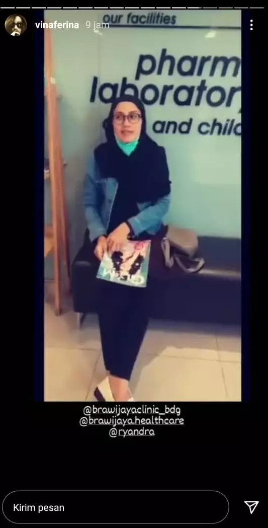 Vina Ferina cek kehamilan © Instagram Vina Ferina cek kehamilan © Instagram