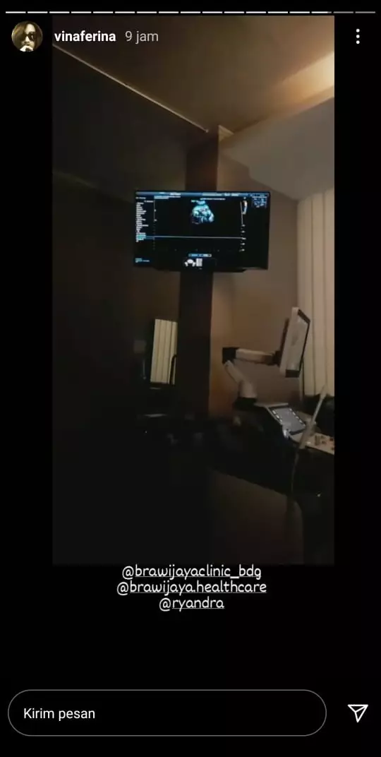 Vina Ferina cek kehamilan © Instagram Vina Ferina cek kehamilan © Instagram