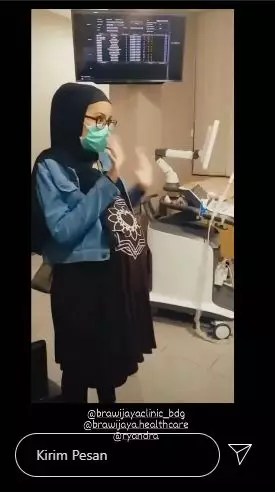 Vina Ferina cek kehamilan © Instagram Vina Ferina cek kehamilan © Instagram