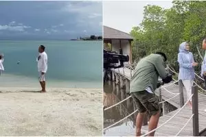 10 Momen Sule dan Nathalie Holscher syuting video klip di Pulau Seribu