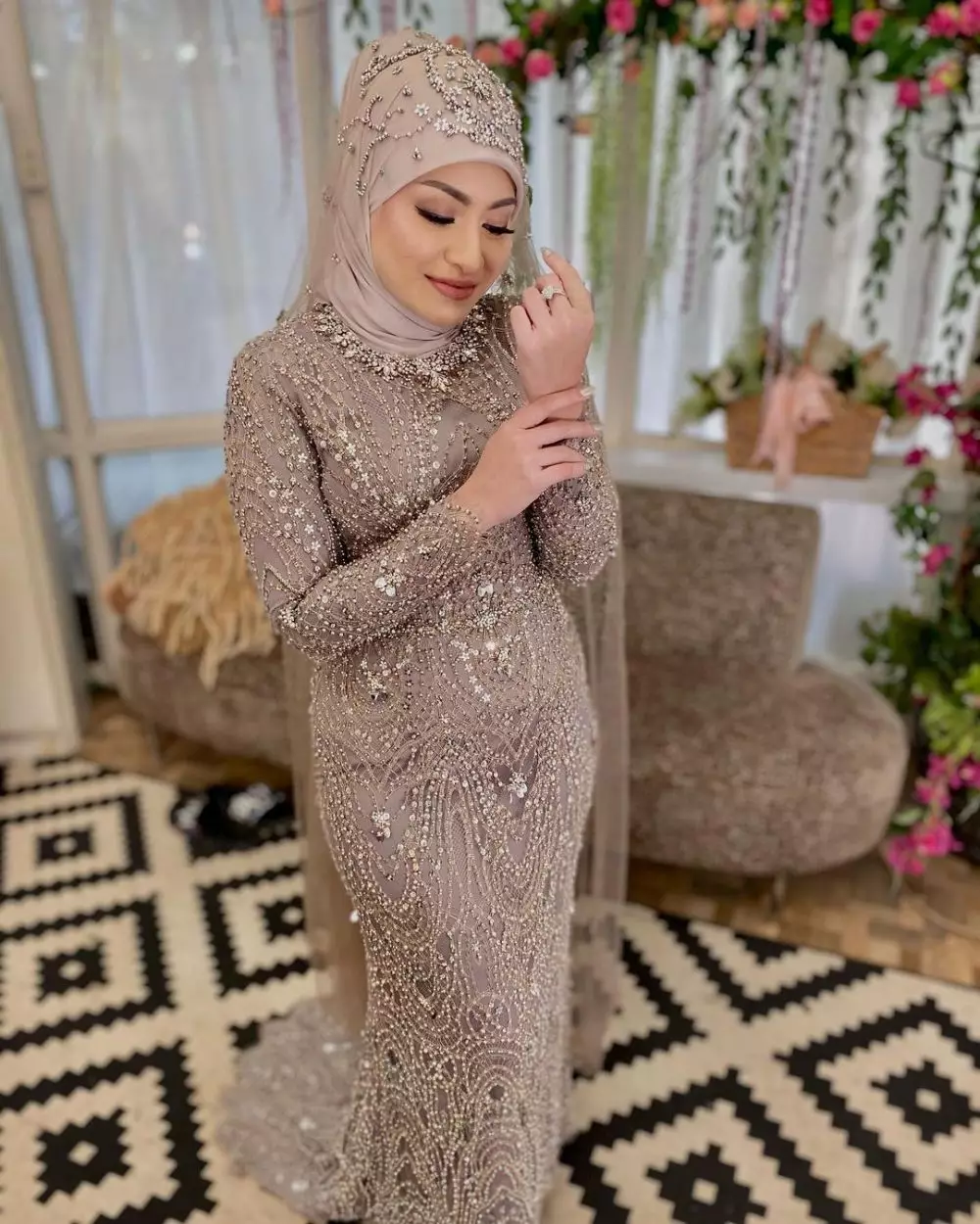 gaya hijab Nathalie © 2020 brilio.net