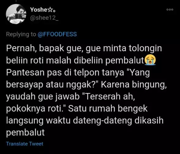 Curhat apes titip beli barang © Twitter