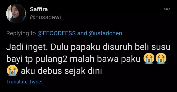 Curhat apes titip beli barang © Twitter