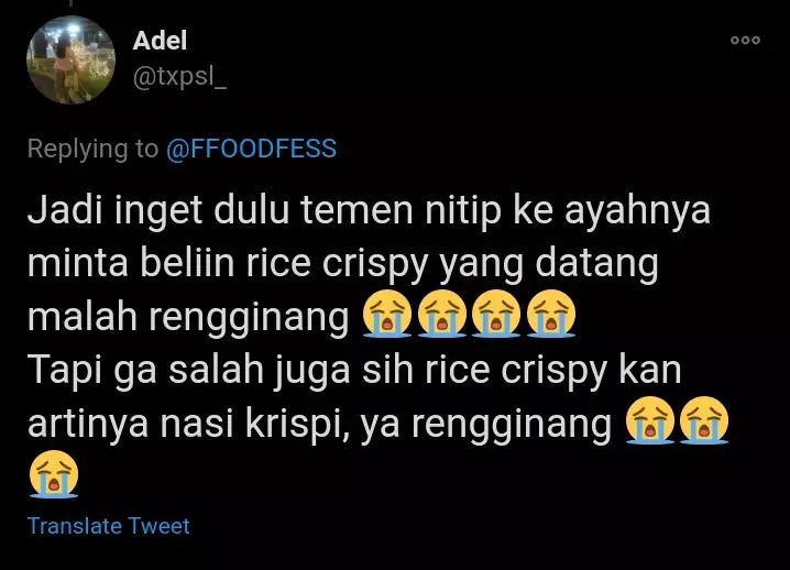 Curhat apes titip beli barang © Twitter