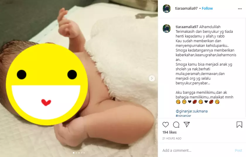 potret kebahagiaan Ginanjar dan istri dikaruniai anak pertama Instagram potret kebahagiaan Ginanjar dan istri dikaruniai anak pertama Instagram