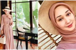 7 Pemotretan Dian Pelangi di dapur, gayanya curi perhatian