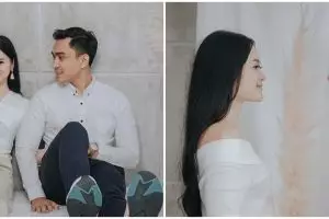 7 Pemotretan Lutfi Agizal dan Nadya Indry, usung konsep vintage