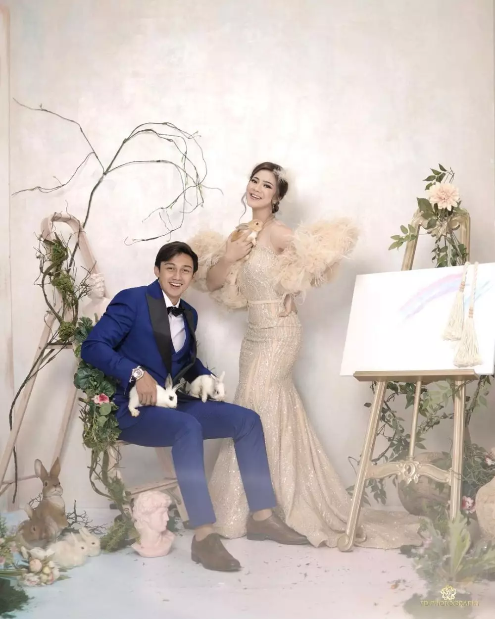 Prewedding elegan Caesar Hito & Felicya © Instagram