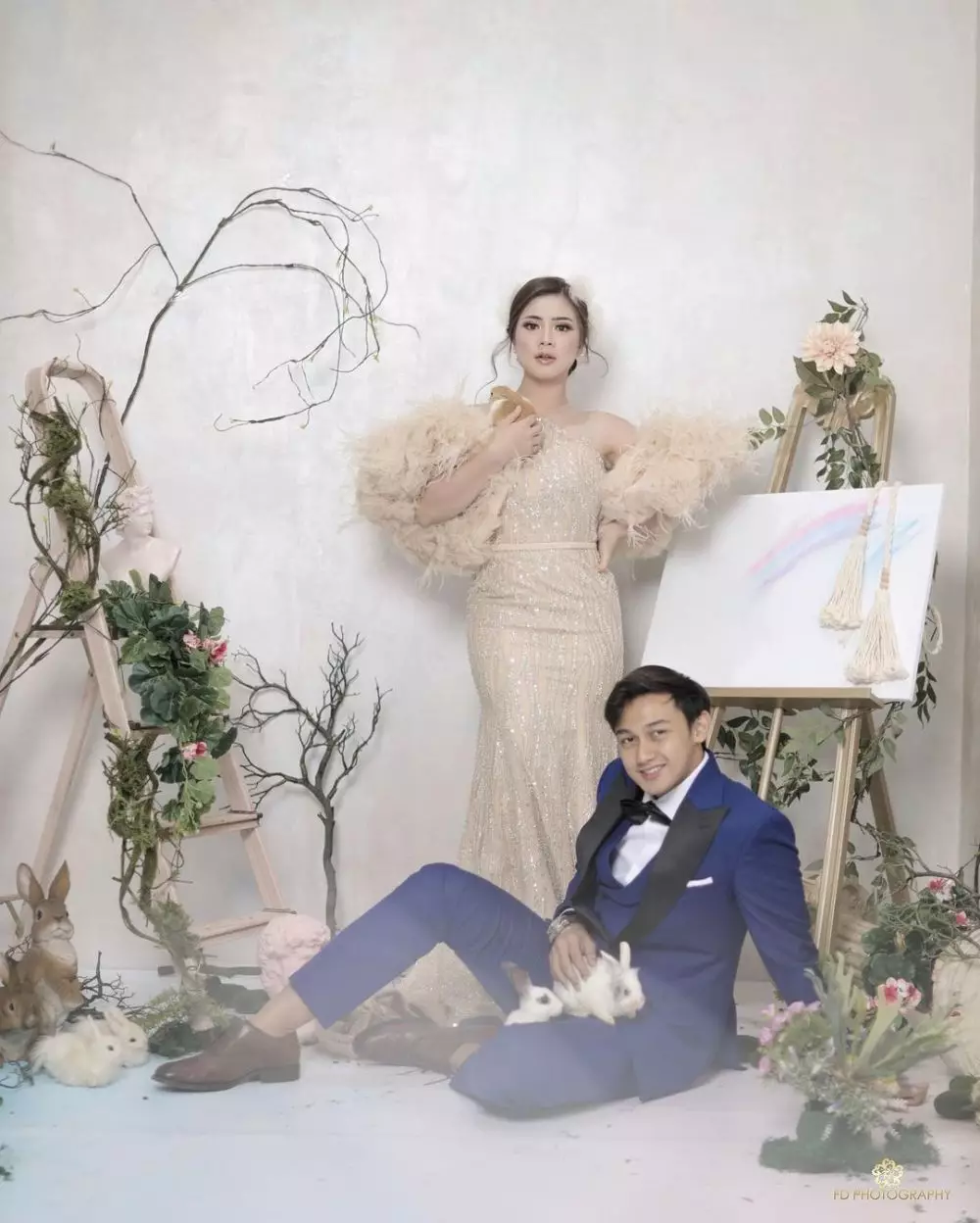 Prewedding elegan Caesar Hito & Felicya © Instagram