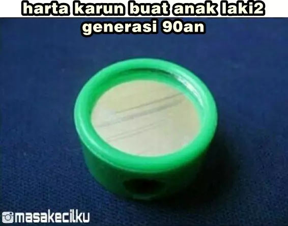 meme harta karun anak 90an Berbagai sumber