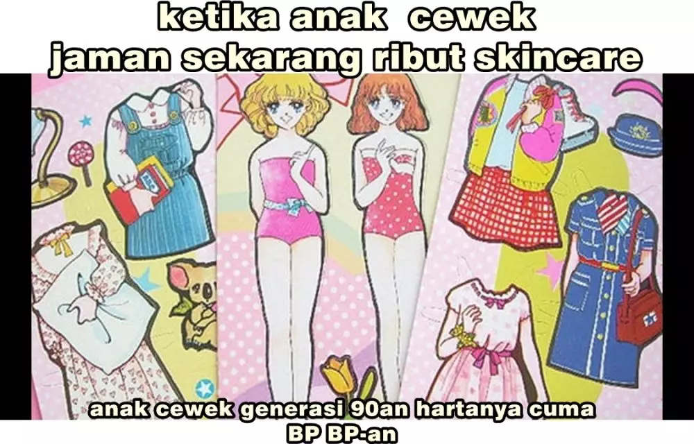 meme harta karun anak 90an Berbagai sumber