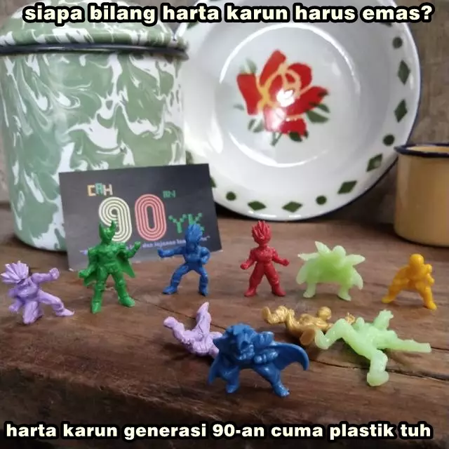 meme harta karun anak 90an Berbagai sumber