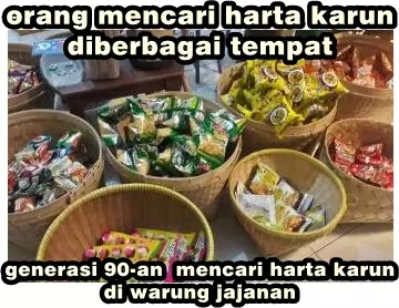 meme harta karun anak 90an Berbagai sumber