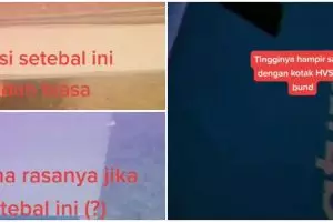 Super niat, mahasiswi ini bikin skripsi setebal hampir 5 rim