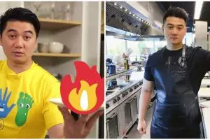 Makan bubur di pinggir jalan, penampilan Chef Arnold jadi sorotan