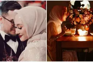 10 Momen dinner ultah pernikahan Dian Pelangi, menunya jadi sorotan