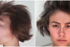 Potret rambut 7 seleb cantik saat baru bangun tidur, tetap cetar