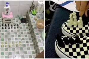 18 Papan catur antimainstream ini bentuknya absurd abis