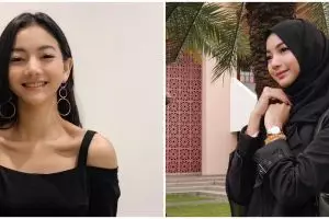 10 Potret Glenca Chysara tampil berhijab ini curi perhatian