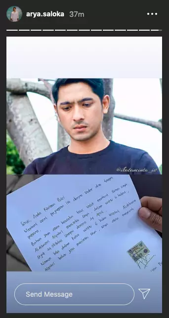 surat Andin ke Aldebaran © 2020 brilio.net