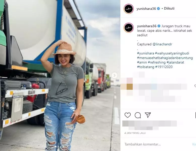 Yuni Shara ke Semarang © Instagram Yuni Shara ke Semarang © Instagram