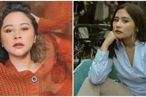 10 Potret liburan Prilly Latuconsina di pantai, wajahnya jadi sorotan