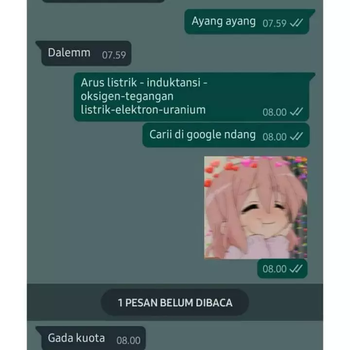 Balasan cewek pas digombalin © Twitter