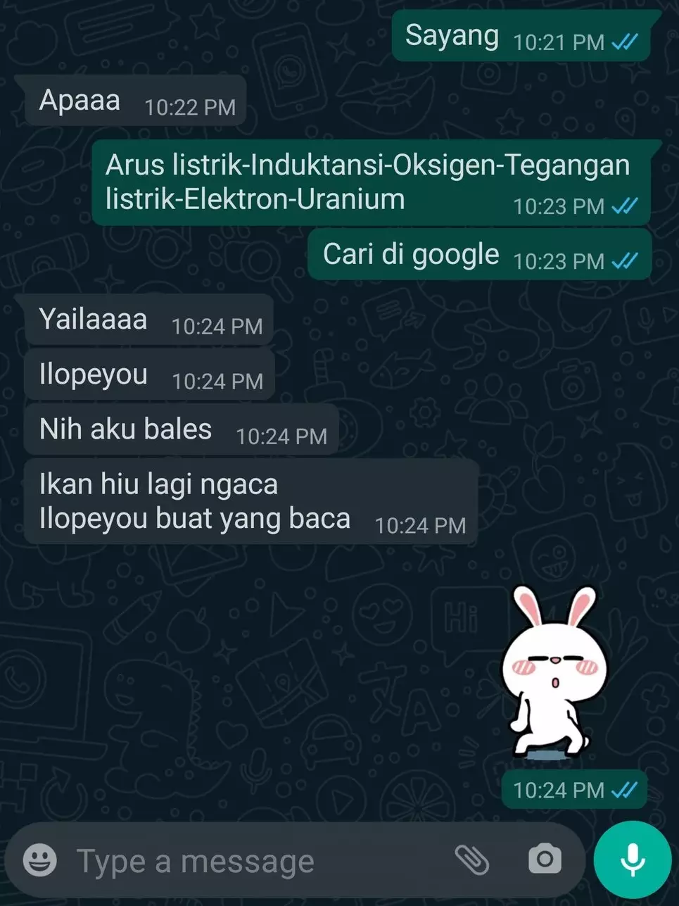 Balasan cewek pas digombalin © Twitter