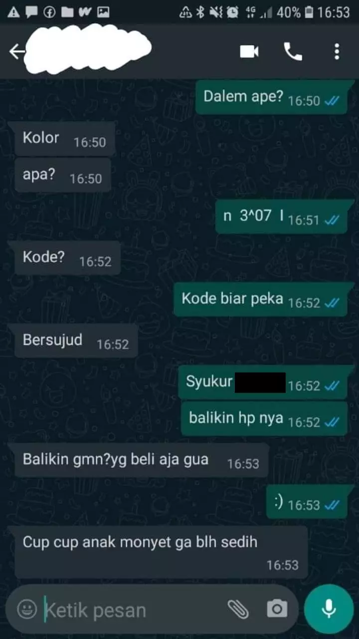 Balasan cewek pas digombalin © Twitter