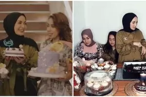 8 Momen perayaan ulang tahun Imel Putri ke-32, sederhana tapi meriah