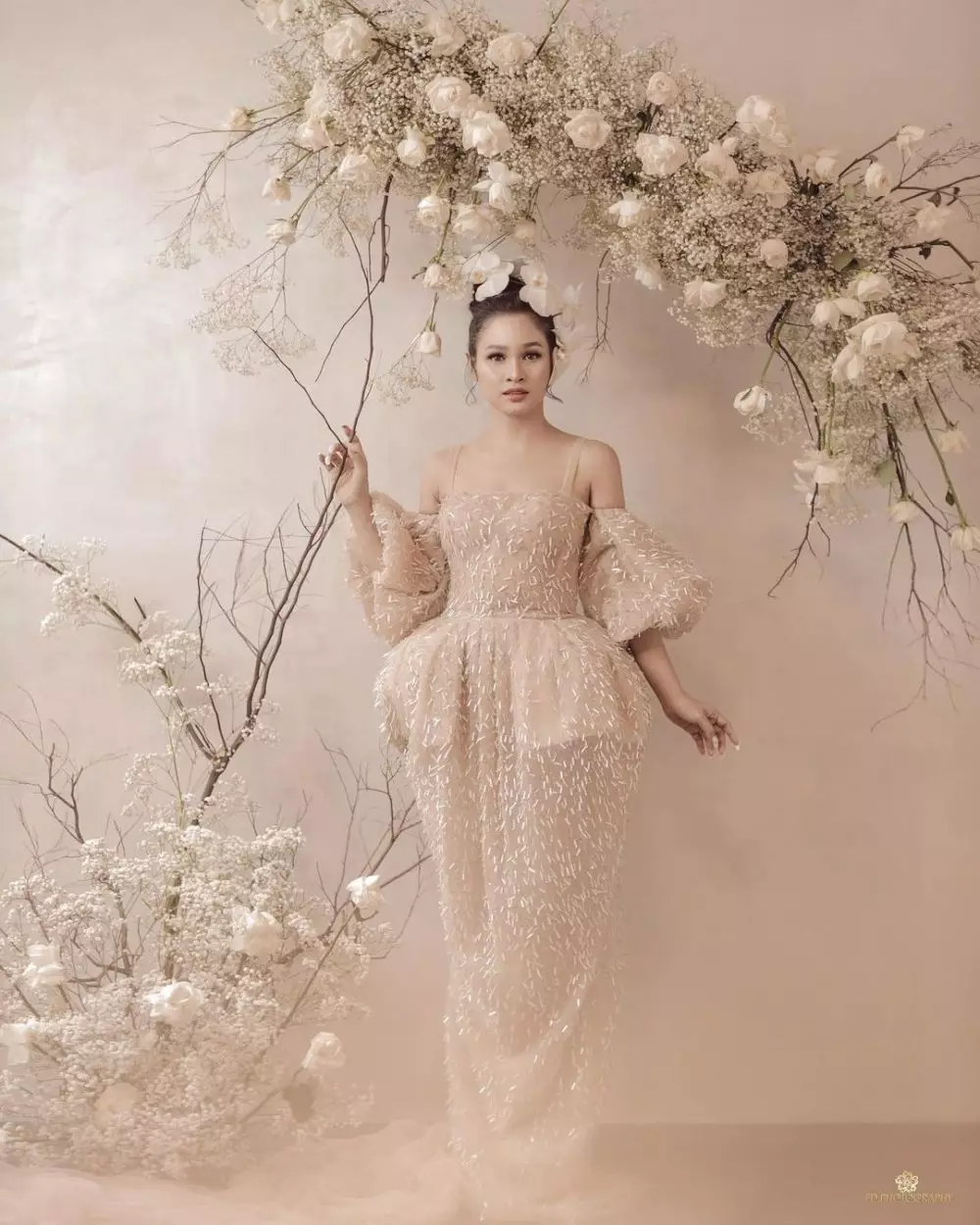 Andien potret floral © Instagram