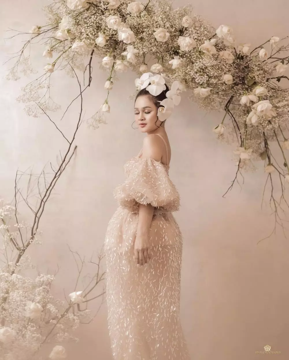 Andien potret floral © Instagram