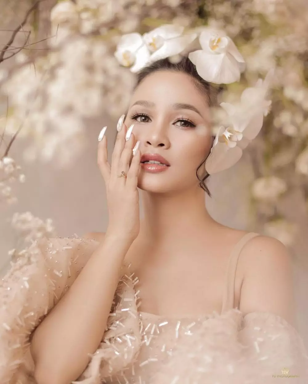 Andien potret floral © Instagram